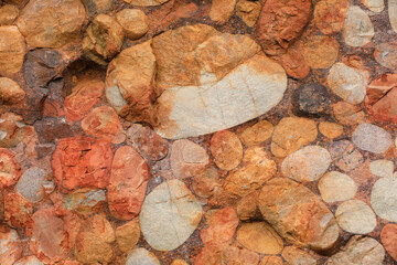 Colorful rocks with strange shapes, in a Geopark, China