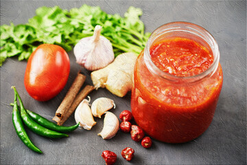 Homemade Chilli Garlic Sauce