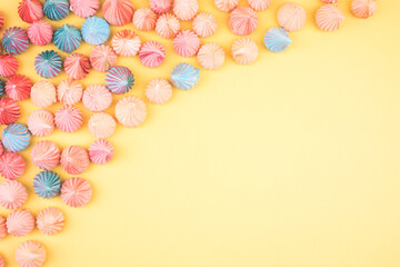 Colorful desserts pattern.