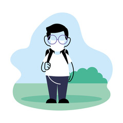 girld with mask on park