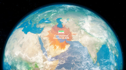 Novel Coronavirus nCoV spreading all over Iran