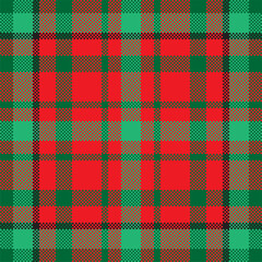 Pixel background vector design. Modern seamless pattern plaid. Square texture fabric. Tartan scottish textile. Beauty color madras ornament.