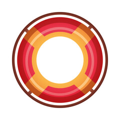 Fototapeta premium summer striped float vector design