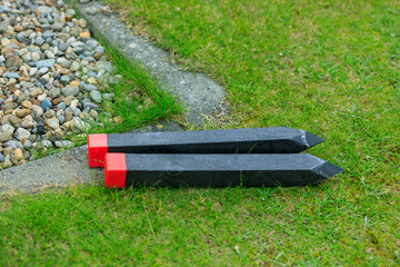 土地の境界　不動産　測量　イメージ