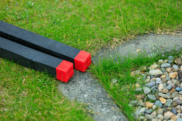 土地の境界　不動産　測量　イメージ