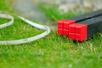 土地の境界　不動産　測量　イメージ