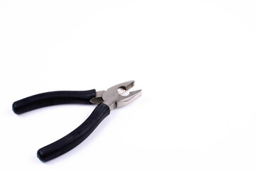 Pliers tool isolated on white background