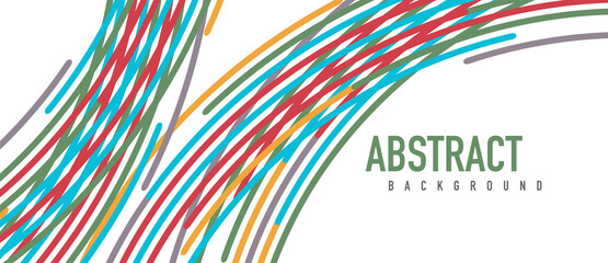 Аbstract moving colorful lines vector backgrounds for cover, placard, poster, banner or flyer