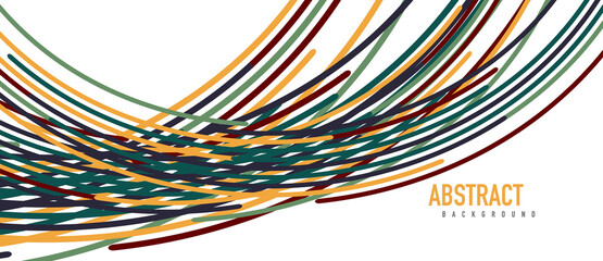 Аbstract moving colorful lines vector backgrounds for cover, placard, poster, banner or flyer