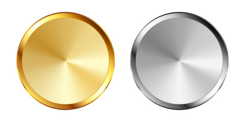 空白 文字なし  金と銀のラベルセット
Gold and silver label set. Luxury label. Gold and silver badge.