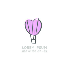 Balloon logo template
