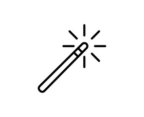 Magic wand line icon