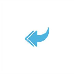 arrow direction icon flat vector logo design trendy