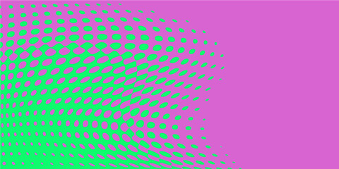 Polka dot pop art halftone pattern