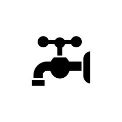 faucet icon vector symbol template