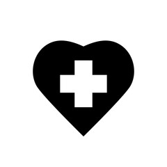 first aid icon vector symbol template