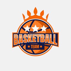Vector of Basketball Logo Design Illustration