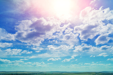 Dramatic stormy sky with clouds. Sky texture, abstract nature background