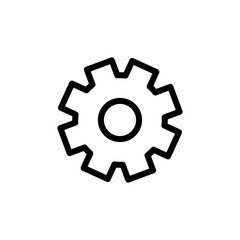 gear icon vector symbol template