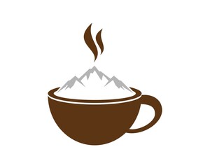 Mountain coffee cup