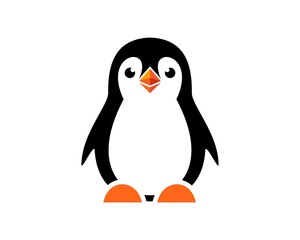 Happy face Penguin cartoon