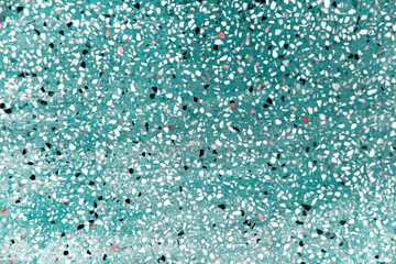 Green terrazzo old texture floor abstract background