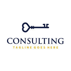 Real Estate Logo, Key Logo Design Inspiration Vector