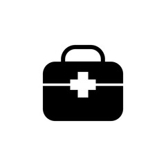 first aid box icon vector symbol template
