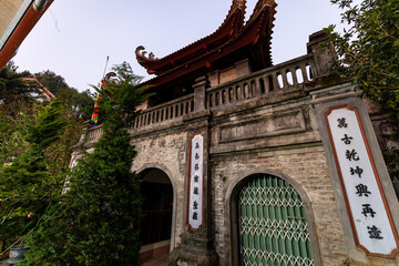 The Buddhism Temple of Bac Ha in Vietnam