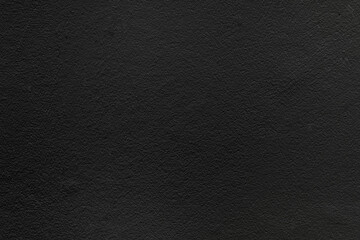 Black painted plaster cement texture background.