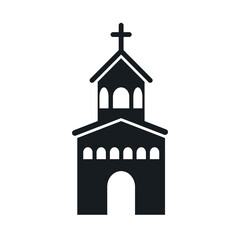 church icon vector	