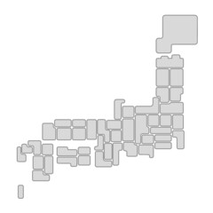 日本都道府県地図