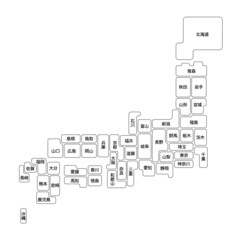 日本都道府県地図