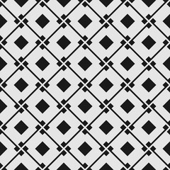 Seamless abstract patterns. Geometric ornament of Interlacing.