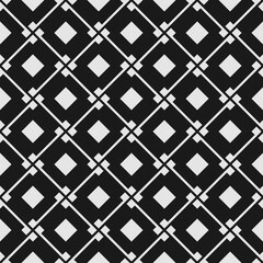 Seamless abstract patterns. Geometric ornament of Interlacing.