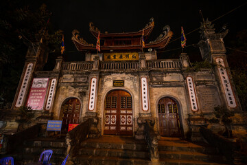 The Buddhism Temple of Bac Ha in Vietnam