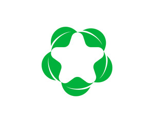 Circular leaf and star