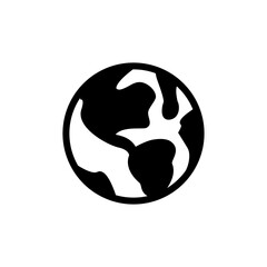 globe icon vector symbol template