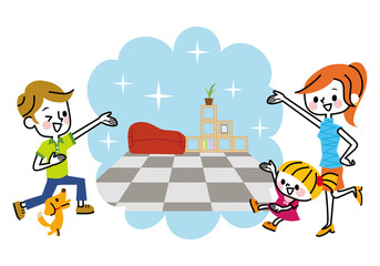 ハウスクリーニング　リフォーム　部屋