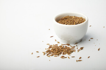 Paddy isolated on a white background, photography