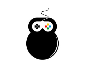 Playing gym with kettle bell