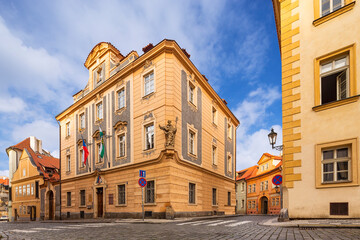 architecture of Prague, Czech republic.