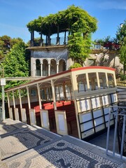 Standseilbahn zur Wallfahrtskirche Bom Jesus do Monte in Braga Portugal 