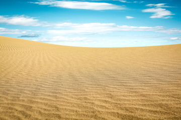 Summer photo of beach and sunny sky . Free space for your decoration 