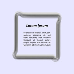 grey blur frame illustration vector 