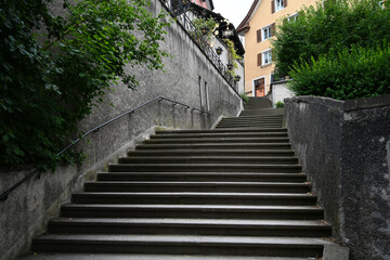 Fototapeta na wymiar Stairs to the old Town