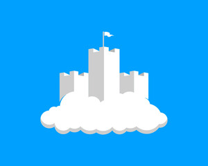 Simple fortress and cloud