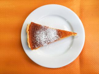 one slice of pie dessert ready to eat
