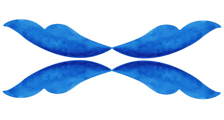 Watercolor pattern illustration. Wall tile design. Rectangular tile wall design. Ornament for surface texture, towels, pillows, wallpaper, print, web background. Pattern on a white background