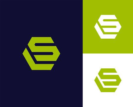 Letter L S logo design. creative minimal monochrome monogram symbol. Universal elegant vector emblem. Premium business logotype. Graphic alphabet symbol for corporate identity